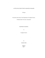 Active rule execution in graph databases